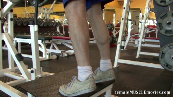 female muscle movies, femalemusclemovies, femalemusclemoviesvod, Annie Rivieccio, muscular, female bodybuilder, workout, comparisons, smaller man, bigger woman,