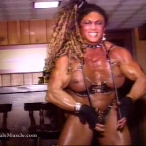 Lynn McCrossin (Pec Panther) 1999 - Topless Bar Bending and Worship